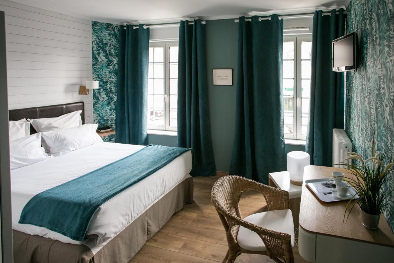 Le Cotentin Appart'Hotels & Restaurant Le Cot' Portbail Bagian luar foto